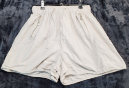 Misslook Shorts Girls Size XL Gray Cotton Medium Wash Elastic Waist Draw... - £10.65 GBP
