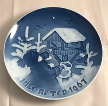 1967 Bing &amp; Gondahl Sharing the Joy of Christmas Annual Plate - £19.97 GBP