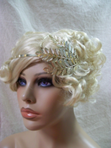 Gold Laurel Leaf Spray Bunch Headband Adam Eve Roman Greek God Grecian G... - $253.76 MXN