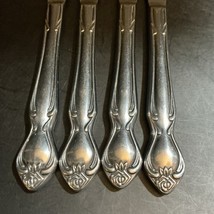 Ecko Eternal Regal Rose Stainless Set of 4 Dinner Knives Eterna Glossy F... - $20.44 CAD