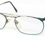 Vintage Essilor EE 742 824 Verde Blu Nero Unico Raro Occhiali 54-18-140mm - $58.38