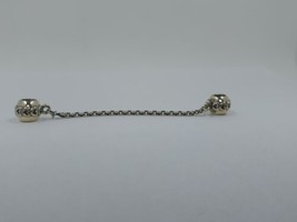 Pre-Owned Pandora Band of Hearts Safety Chain Charm - £20.89 GBP