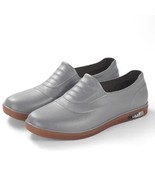 Rain Boots Men&#39;s Fashion Short Tube Non-slip Wear-resistant Rubber Shoes... - £34.95 GBP