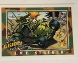 GI Joe 1991 Vintage Trading Card #13 A.W.E Striker - $1.97