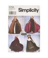 Simplicity Women&#39;s Cape Cosplay and Costume Sewing Patterns, Sizes XS-L - £14.94 GBP