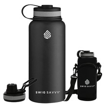 Sports Water Bottle, Vacuum Insulated Stainless Steel, Double Wall, Wide Mouth 2 - $32.99