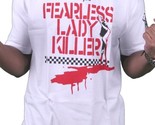 In4mation Hawaii Mens White Come and Get it Fearless Lady Killer T-Shirt... - £51.19 GBP