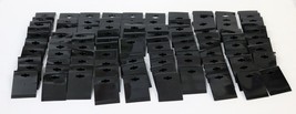 100 Blank Lapel Pin Cards Backings in Black. New - $9.99