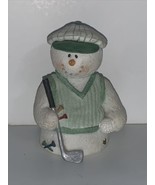 Sarah’s Attic Snowonders &quot;Putter&quot; #7535 Snowman figurine / Golf ~ Vintag... - £11.66 GBP