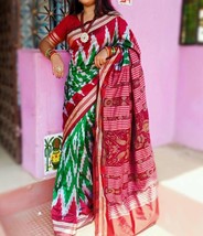 Shop Exquisite Magenta Odisha Bridal Saree for Wedding and Engagement - Sambalpu - £366.56 GBP