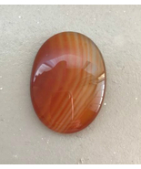 Red Orange Banded agate 40x30mm, 30x40mm stone cab cabochon mix colors c... - £5.50 GBP