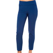 NWT Ladies IBKUL Navy Blue Stain Resistant Golf Ankle Pants - 6 8 10 12 ... - €47,42 EUR