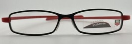 Authentic Tag Heuer TH 3006 Full Rim Red/ BlackFrame France Eyeglasses - £219.99 GBP