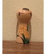 Vintage Hand Painted Unique Wooden Authentic Collectible Doll from Japan - $102.85