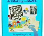 Art Making with MoMA Storytelling Art Kit Stencils Paint Brushes Jacob L... - $6.94