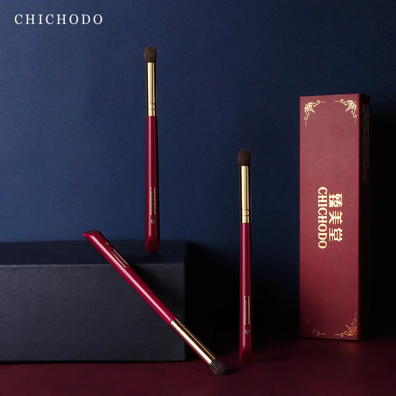 CHICHODO makeup brush-Luxurious Red Rose series-high quality gray rat&amp;horse hair - £25.67 GBP