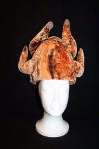 Dan Dee animated sings Turkey in the Straw Plush Thanksgiving Turkey Hat Cap FUN - £71.28 GBP
