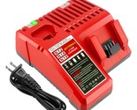 M12 M18 Multi Voltage Lithium Ion Battery Charger For Milwaukee 12V-18V ... - £39.27 GBP