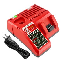 M12 M18 Multi Voltage Lithium Ion Battery Charger For Milwaukee 12V-18V M12 M18  - £39.30 GBP