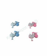 1&quot; Plastic Stork Baby Shower Charm Game Party Decoration Favors U-Pick - $6.16+