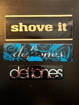 Deftones s/t Coming Soon RARE Promo Sticker 2002 Shove It 1997 2003 Lot of 3 - £31.45 GBP