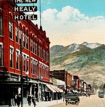 Healy Hotel Downtown Ogden Utah Postcard 25th Street Arcade c1950-60s PC... - $10.00
