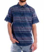 Billabong All Day Stripe Short Sleeve Shirt Size 2XL - $760.94 MXN