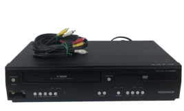 Magnavox DV220MW9 VHS DVD Combo 4 Head VCR Player Working Tested No Remote - £83.53 GBP
