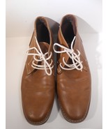 Mens Sonoma Braydon Sz 12 Chukka Boots Brown Faux Leather Casual Lace Up... - $198.01 MXN