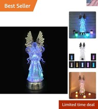 14-Inch Angel Snow Globe Lantern with Color-Changing LED - Holiday Decor... - $44.50