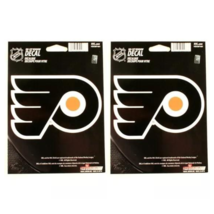 2pk NHL Philadelphia Flyers Official Fan Die-Cut Window Decal Team Logo Sticker - $13.07