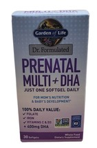 1-Garden of Life Dr Formulated Prenatal Multi + DHA Softgels, 30ct  EXP 03/24 - £11.65 GBP