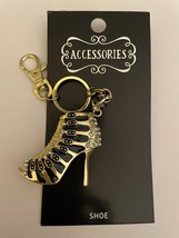 Rhinestone High Heel Shoe Keychain Key Chain - $10.00