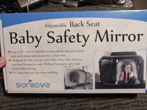 Adjustable Back Seat Baby Safety Mirror Easy to Fit - $9.89