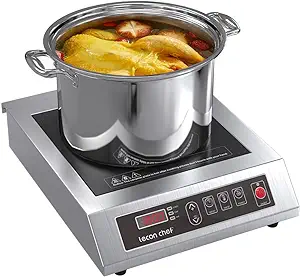 Leconchef Induction Cooktop Induction Cooker Stainless Steel Commercial ... - $296.99