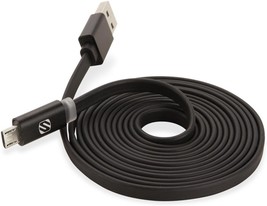 SCOSCHE MFLED6 MICRO USB CHARGING CABLE WITH LED INDICATOR (FLAT WIRE) -... - $9.89