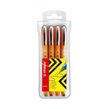 STABILO Worker Rollerball - Assorted Colours, Pack of 4  - £30.37 GBP