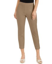 MSRP $60 Charter Club Petite Skinny Ankle Pants Brown Size 16 P - £9.73 GBP