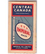 1940 CENTRAL CANADA (Ontario and Western Quebec) Road Map - Imperial Oil... - £10.69 GBP