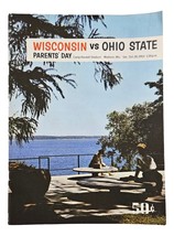 Ohio Estado Vs Wisconsin Octubre 26 1963 Oficial Juego Programa - £30.51 GBP