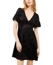 MSRP $175 Michael Kors V Neck Above Knee Sheath Cocktail Dress Black Siz... - $61.38