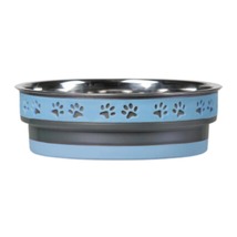 Corsa Large Stainless Steel Pet Bowl - Rapid Blue - £17.57 GBP