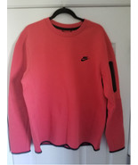 Nike Men&#39;s Sportswear Tech Fleece Crewneck Size: Large Color Lobster CU4... - $141.81 CAD