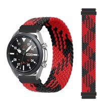 20mm 22mm Braided Solo Loop Samsung Galaxy active 2/watch 3/46mm/42mm/Gear S3 br - £10.22 GBP