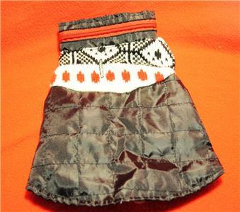 Quilted Ski Vest Xtra Small Toy Dogs Brand New w/Tags Companion Road Bla... - $3.99
