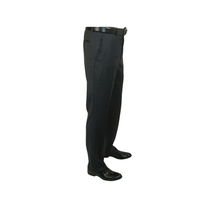 Mens MANTONI Flat Front Pants 100% Wool Super 140's Classic Fit 46306-3 Charcoal image 12