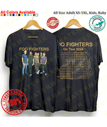 FOO FIGHTERS TOUR 2024 T-shirt All Size Adult S-5XL Kids Babies Toddler - £19.23 GBP+