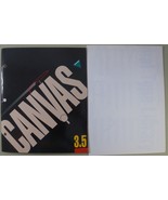 Deneba Software : Canvas 3.5 for Macintosh User&#39;s Guide + Font Poster - $14.82