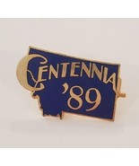 Washington Centennial Vintage Lapel Hat Vest Pin 1889-1989 Blue Pinchback - €17,02 EUR