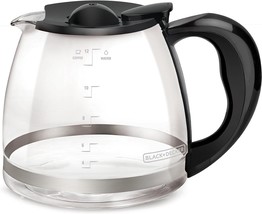 Black Decker 12-Cup Replacement Carafe, Silver, Model Number Gc3000B Tc1200B. - £32.94 GBP